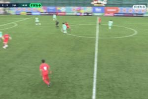 防线被打穿！对手斜吊左路后单刀破门，U15国足0-1落后土耳其U15
